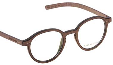 Wooden eyeglasses frame - Giorgio Armani