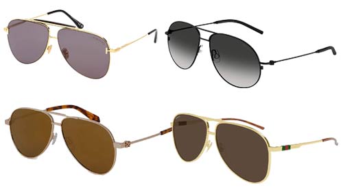 Reinvented aviator sunglasses