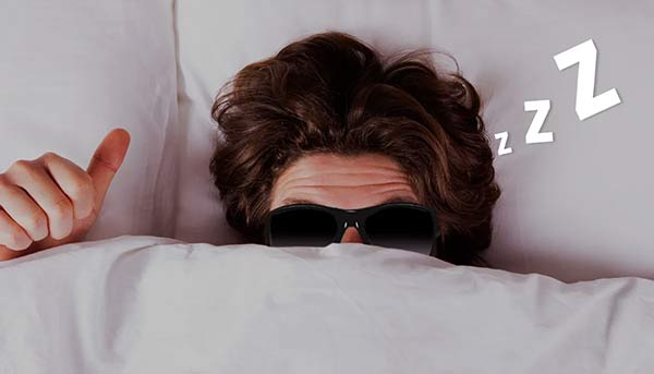 Sunglasses and sleep