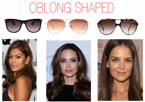 Oblong long face shape