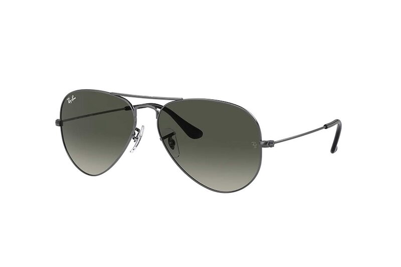 Ray-Ban 3025 Aviator with a brown gradient lens