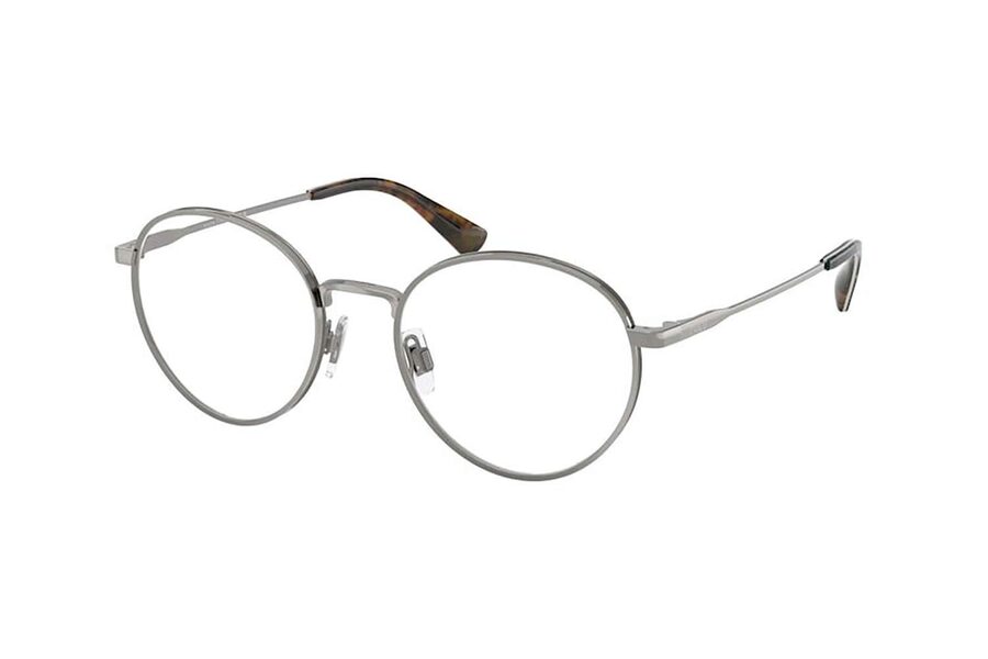 Metal frame with large lens height for progressive lenses
