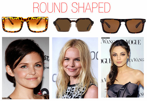 Round face shape
